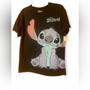 Disney Stitch Kids T-Shirt - Brown and Gray